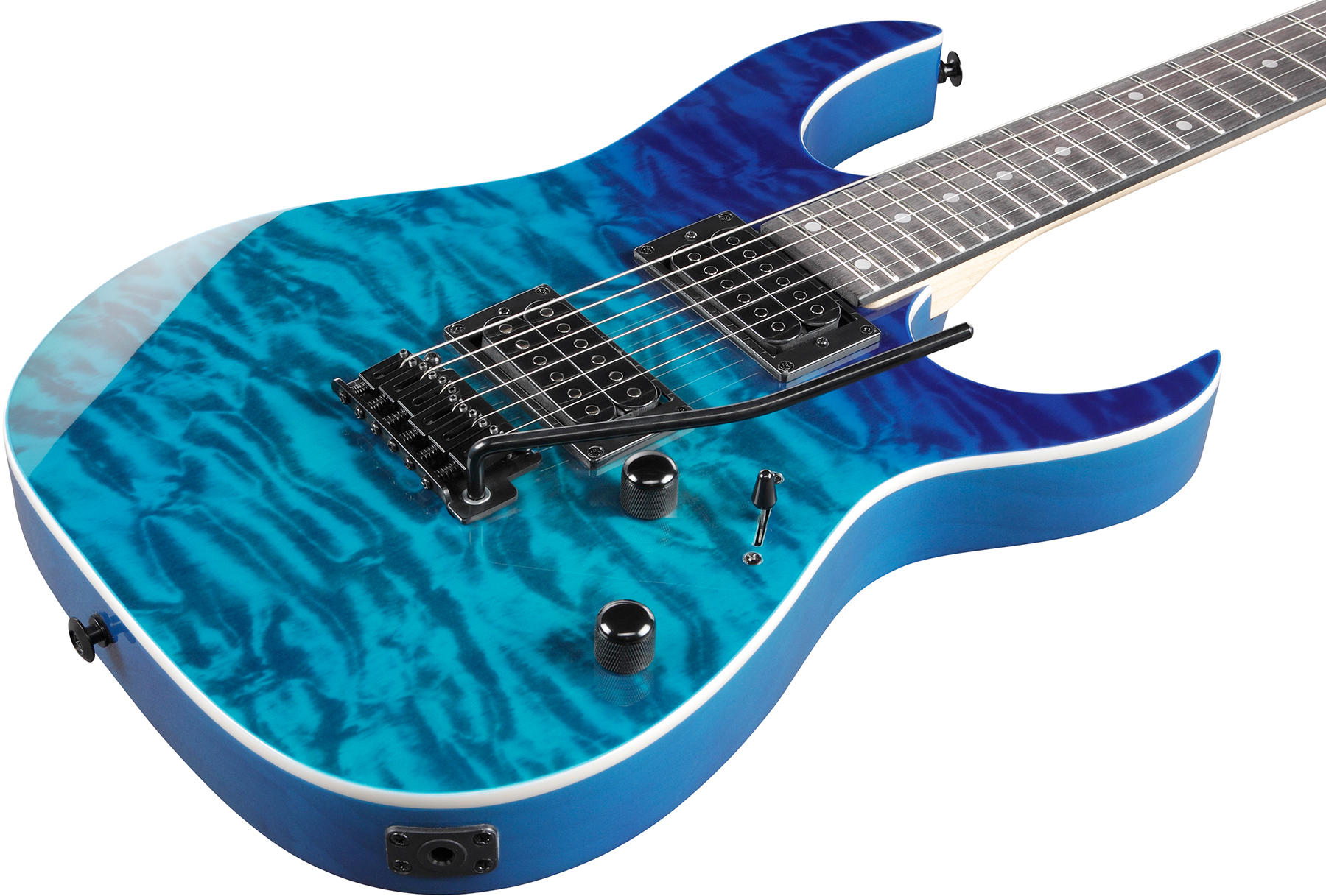 Ibanez Grg120qasp Bgd Gio 2h Trem Pur - Blue Gradation - Guitare Électrique MÉtal - Variation 2