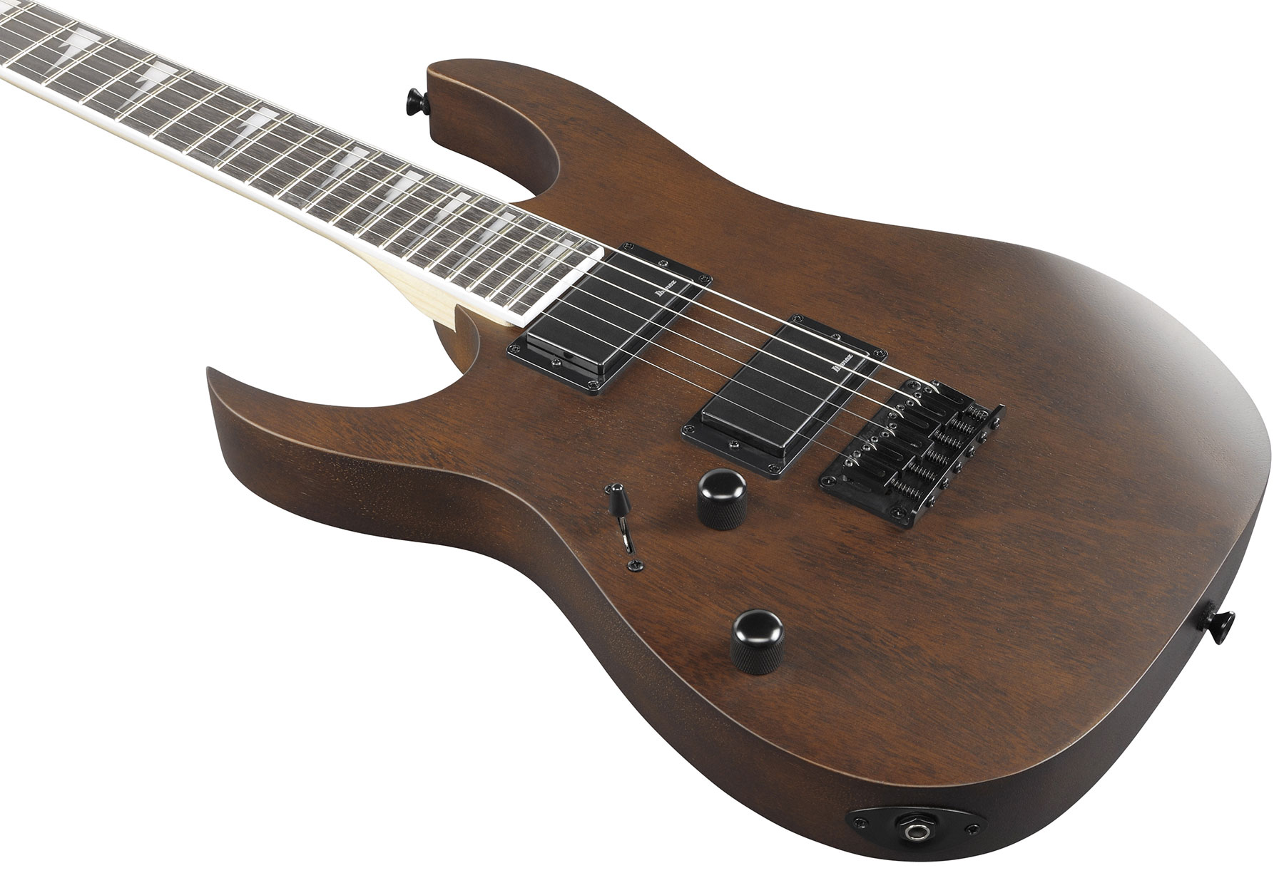 Ibanez Grg121dxl Wnf Gio Hh Ht Pur - Walnut Flat - Guitare Électrique Gaucher - Variation 2