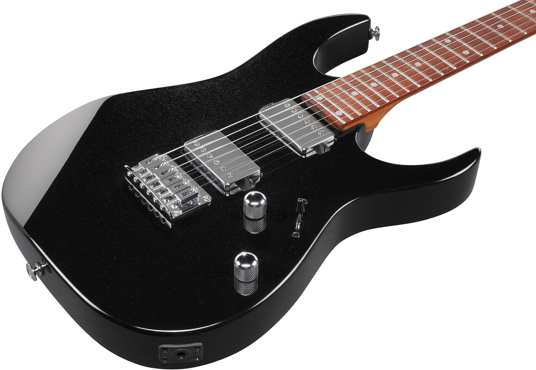 Ibanez Grg121sp Bk Gio 2h Ht Jat - Black Night - Guitare Électrique MÉtal - Variation 2