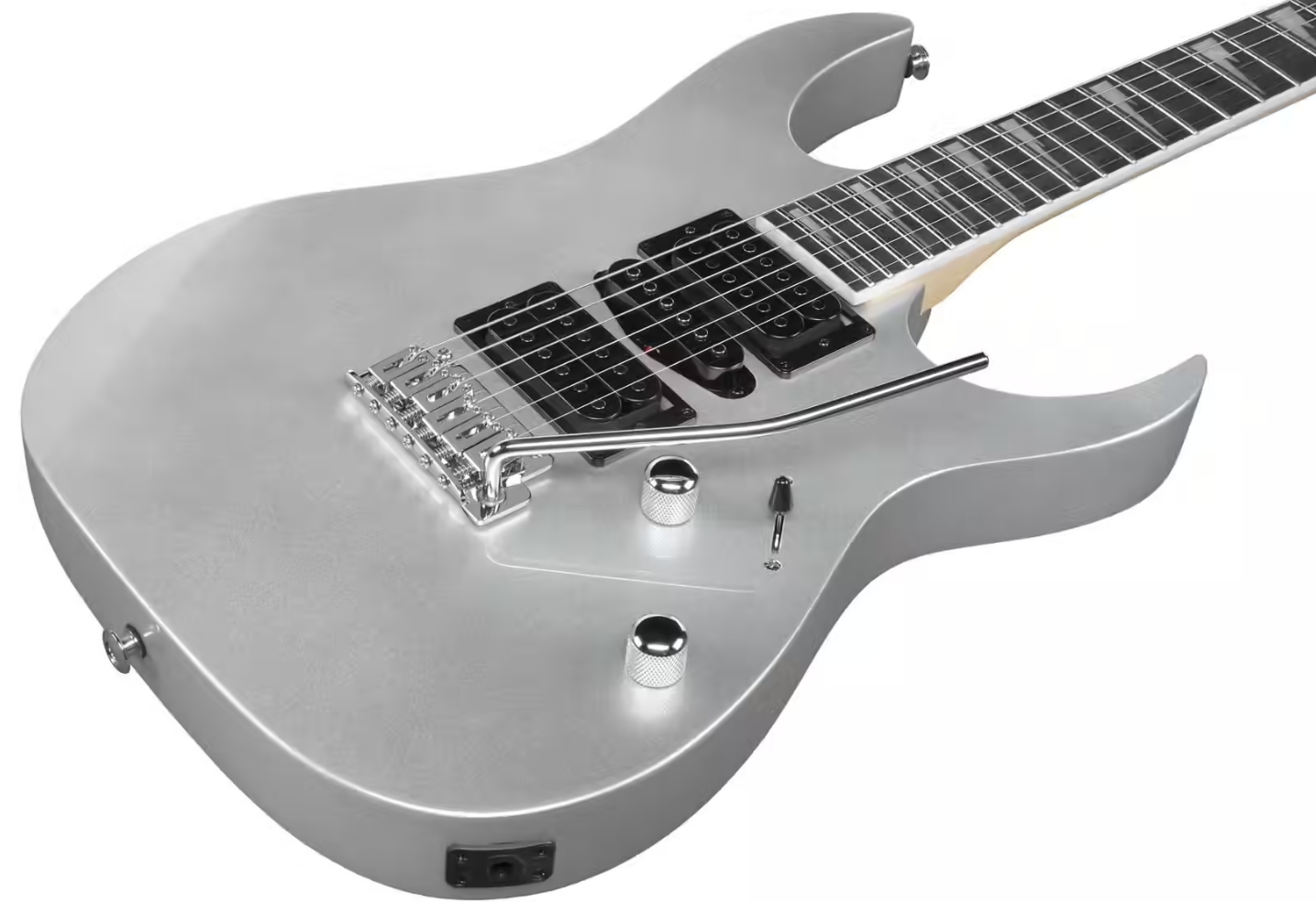 Ibanez Grg170dx Sv Gio Hsh Trem Pur - Silver - Guitare Électrique Forme Str - Variation 2