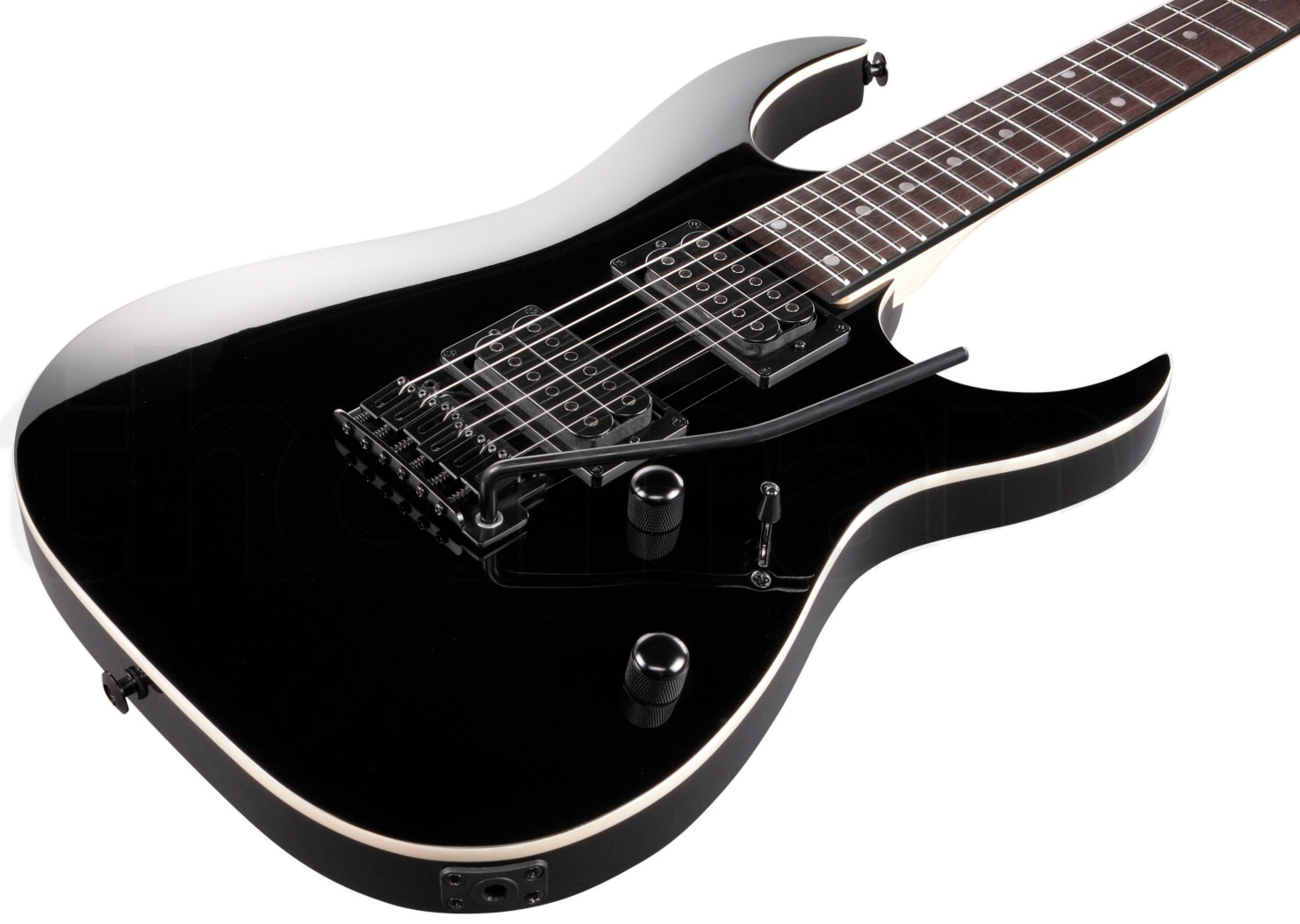 Ibanez Grga120 Bkn Gio 2h Trem Pur - Black Night - Guitare Électrique Forme Str - Variation 1