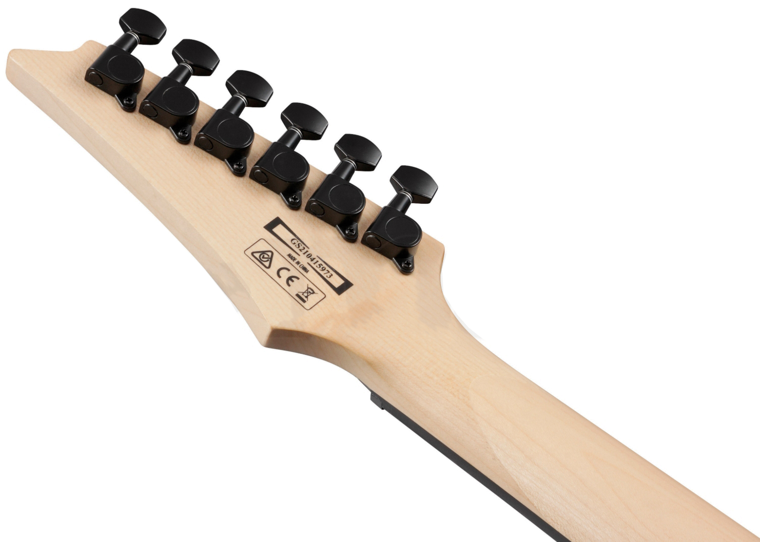 Ibanez Grga120qa Tks Gio 2h Trem Pur - Transparent Black Sunburst - Guitare Électrique Forme Str - Variation 4