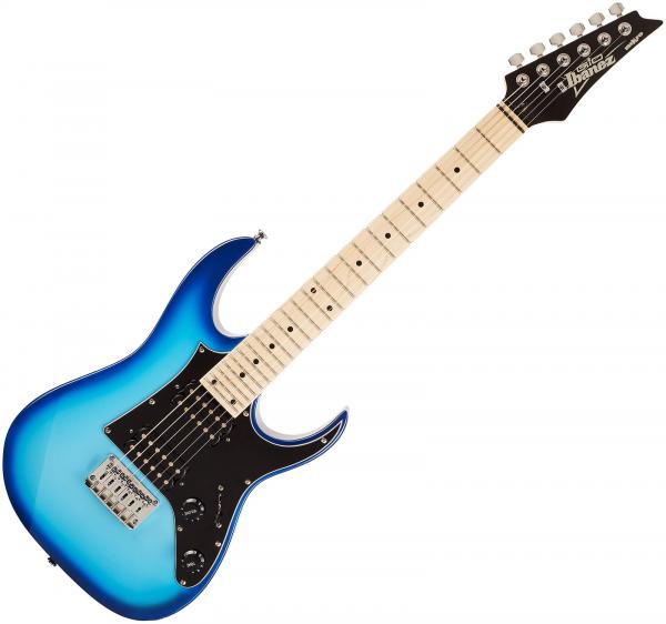 Guitare électrique enfant Ibanez GRGM21 BLT Mikro - Blue burst