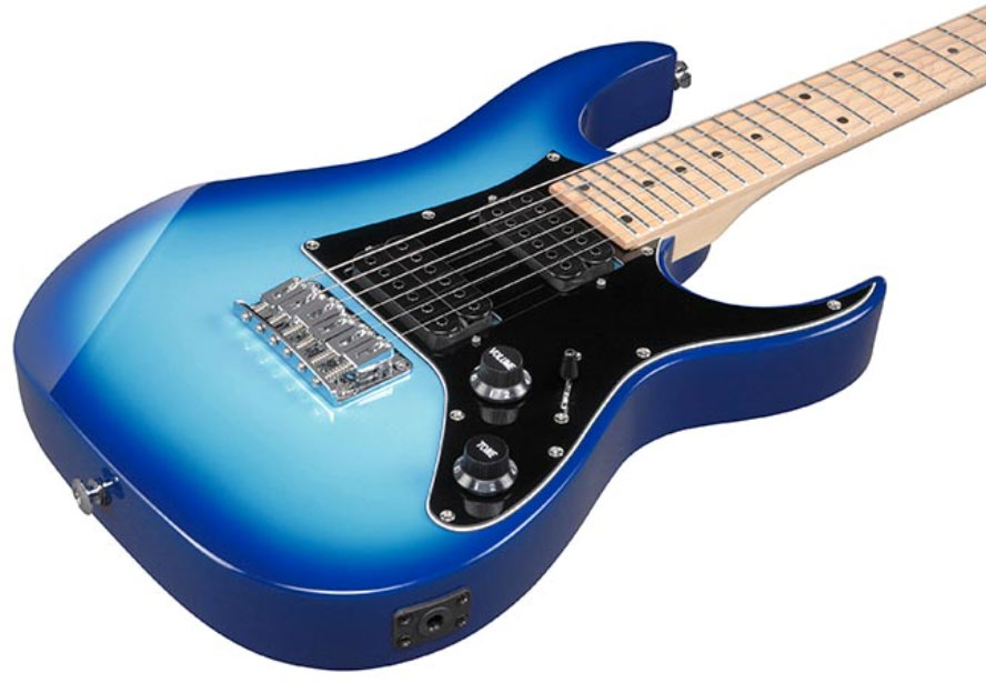 Ibanez Grgm21 Blt Mikro Hh Ht Mn - Blue Burst - Guitare Électrique Enfant - Variation 2