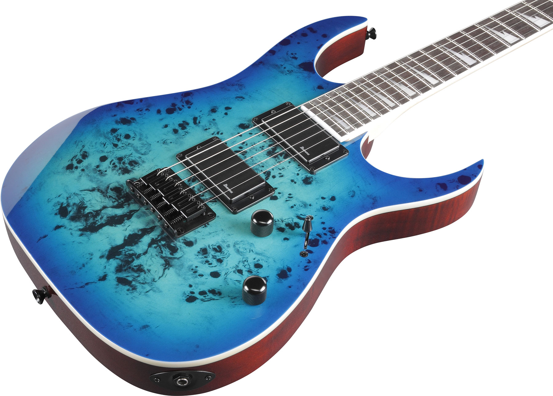 Ibanez Grgr221pa Aqb Gio 2h Ht Pur - Aqua Burst - Guitare Électrique Forme Str - Variation 2