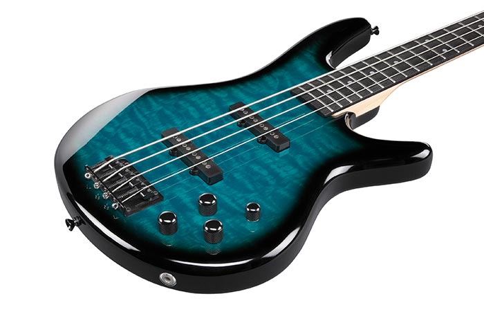 Ibanez Gsr280qa Tms Gio Pur - Transparent Marine Sunburst - Basse Électrique Solid Body - Variation 2