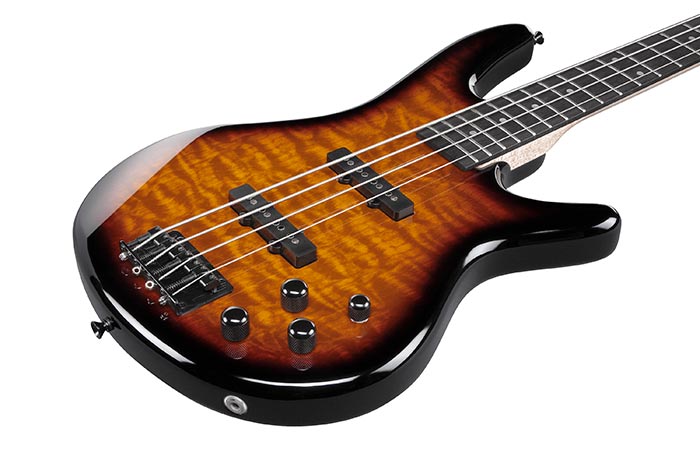 Ibanez Gsr280qa Tys Gio Pur - Transparent Yellow Sunburst - Basse Électrique Solid Body - Variation 2