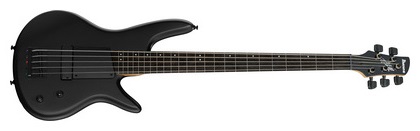 Ibanez Gary Willis Gwb35 Bkf Signature 5-cordes - Black Flat - Basse Électrique Solid Body - Variation 1