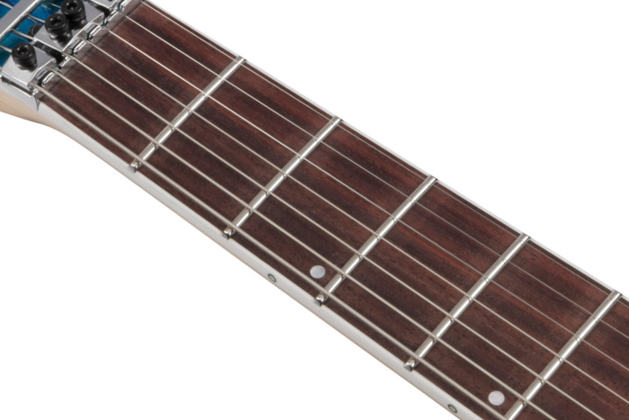 Ibanez Hazuki Hzk1 Jap Signature 2h Fishman Fluence Fr Rw - Blue - Guitare Électrique Forme Str - Variation 4