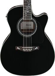 Guitare folk Ibanez Artwood AC391RCE BKH - black top