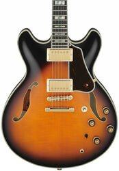 Guitare électrique 3/4 caisse & jazz Ibanez AS2000 BS Artstar Japan - Brown sunburst