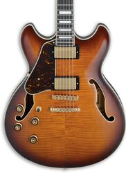 Guitare électrique gaucher Ibanez AS93FML VLS Gaucher Artcore Expressionist - Violin sunburst