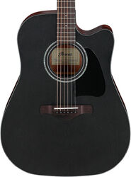 Guitare folk Ibanez Artwood AW247CE WK - Weathered Black Open Pore
