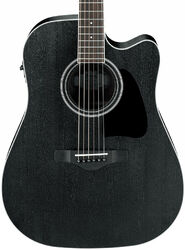 Guitare folk Ibanez AW8412CE WK Artwood - Weathered black open pore