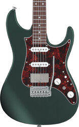 Guitare électrique forme str Ibanez Prestige AZ2204N VGF (Japan) - Ivy green metallic flat