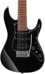 Guitare électrique 7 cordes Ibanez AZ24047 BK Prestige Japan - Black