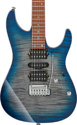 Guitare électrique forme str Ibanez AZ2407F SDE Prestige Japan - Sodalite