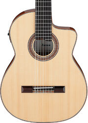Guitare classique format 4/4 Ibanez GA3007CE NT 7-String - Natural High Gloss