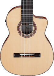 Guitare classique format 4/4 Ibanez GA3008CE NT 8-String - Natural High Gloss