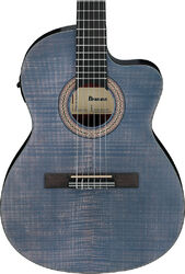 Guitare classique format 4/4 Ibanez GA5FMTCE OB - Open Pore Blue Berry