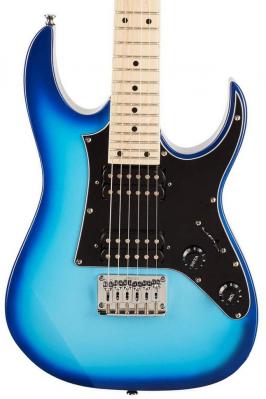 Guitare électrique enfant Ibanez GRGM21 BLT Mikro - Blue burst