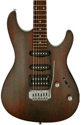 Guitare électrique forme str Ibanez GSA60 WNF GIO - Walnut flat