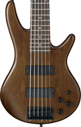 Basse électrique solid body Ibanez GSR206B WNF GIO 6-String - Walnut flat