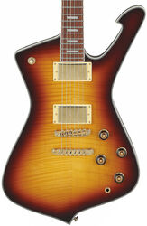 Guitare électrique rétro rock Ibanez IC420FM VLS Iceman - Violin sunburst