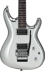 Guitare électrique forme str Ibanez Joe Satriani JS3CR - Matte chrome