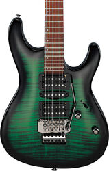 Guitare électrique forme str Ibanez Kiko Loureiro KIKOSP3 TEB - Transparent emerald burst