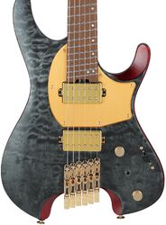 Guitare électrique forme str Ibanez MGFM10 - Obsidian black