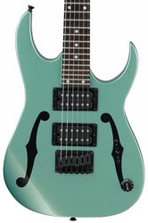 Guitare électrique voyage Ibanez Paul Gilbert PGMM21 MGN - Metallic light green