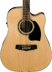 Guitare folk Ibanez Performance PF1512ECE NT 12-String - natural