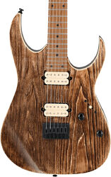Guitare électrique forme str Ibanez RG421HPAM ABL Standard - Antique brown stained low gloss