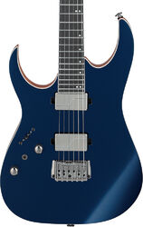 Guitare électrique forme str Ibanez Prestige Japan RG5121RL DBF LH - Dark Tide Blue Flat