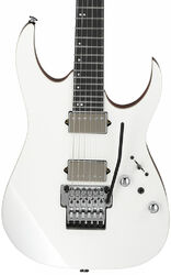 Guitare électrique forme str Ibanez RG5320C PW Prestige Japan - Polar white