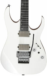 Guitare électrique forme str Ibanez Prestige RG5320C PW (Japan) - Polar white