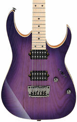 Guitare électrique forme str Ibanez RG652AHMFX RPB Prestige Japan - Royal plum burst