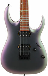 Guitare électrique forme str Ibanez RGA42EX BAM Standard - Black aurora burst matte