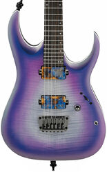 Guitare électrique métal Ibanez RGA61AL IAF Axion Label - Indigo aurora burst flat 