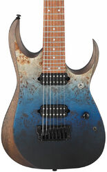 Guitare électrique 7 cordes Ibanez RGD7521PB DSF Standard - Deep seafloor fade