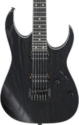 Guitare électrique forme str Ibanez Prestige Japan RGR662AHBF WK - weathered black