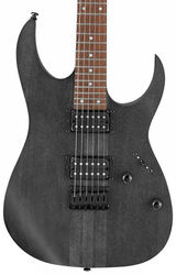 Guitare électrique forme str Ibanez RGRT421 WK Standard - Weathered black