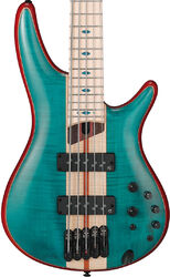 Basse électrique solid body Ibanez Premium SR1425B CGL 5-String - Caribbean Green