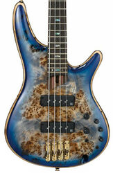 Basse électrique solid body Ibanez SR2600E CBB Premium - Cerulean blue burst