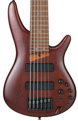 Basse électrique solid body Ibanez SR506E BM Standard 6-String - Brown mahogany