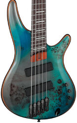 Basse électrique solid body Ibanez Workshop SRMS805 TSR Multiscale - Tropical seafloor