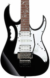 Guitare électrique forme str Ibanez Steve Vai JEMJR BK - Black