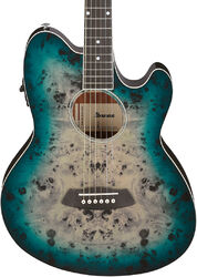 Guitare folk Ibanez Talman TCY10PA CBS - Cosmic Blue Starburst