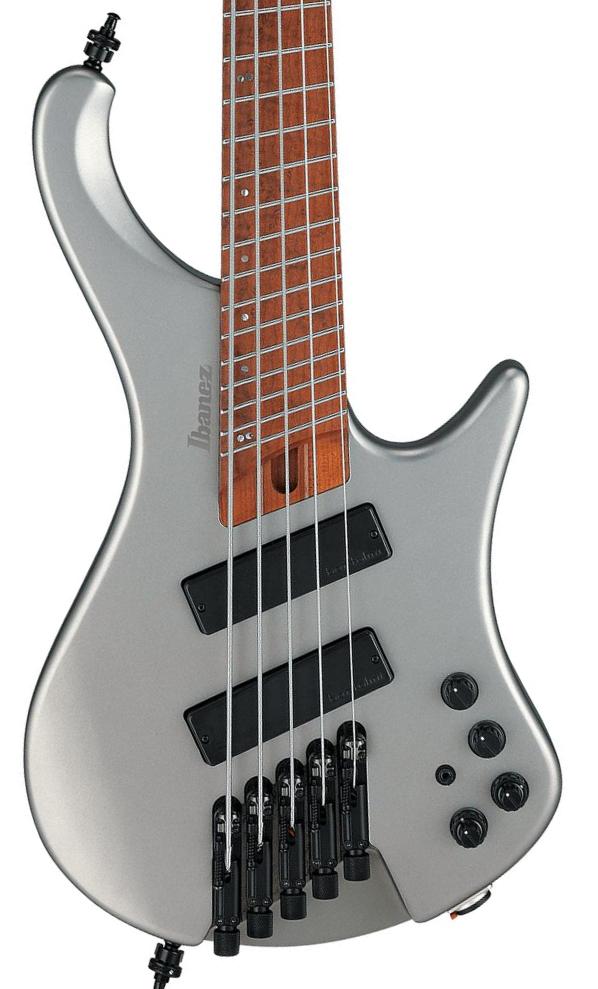 Basse électrique solid body Ibanez Workshop EHB1005SMS MGM - Metallic Gray Matte